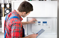 Patching boiler servicing